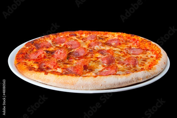 Fototapeta Pizza salami