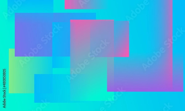 Fototapeta abstract squares colorful background with futuristic colors and very suitable for wallpapper