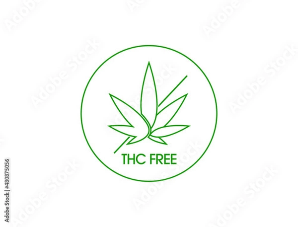 Obraz thc free icon vector