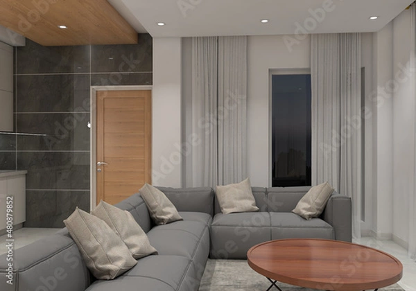 Obraz 3D Interior Design