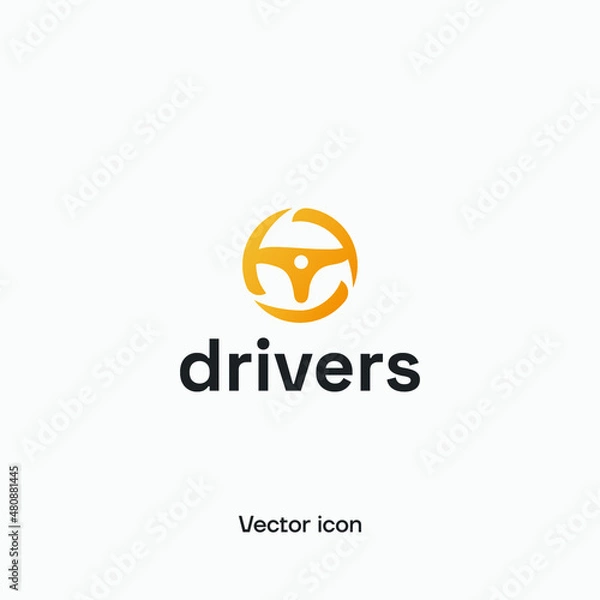 Fototapeta Drivers Vector Logo Concept. Premium quality.