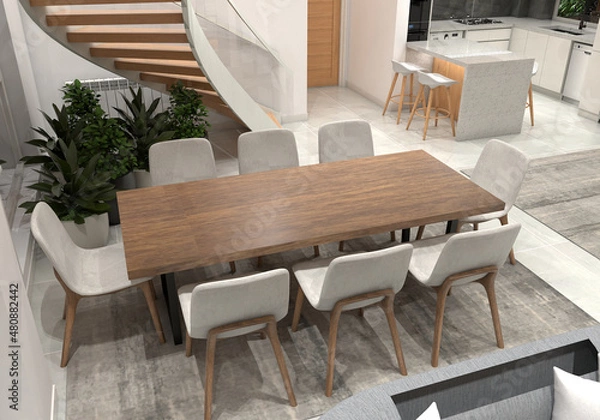 Obraz 3D Interior Design