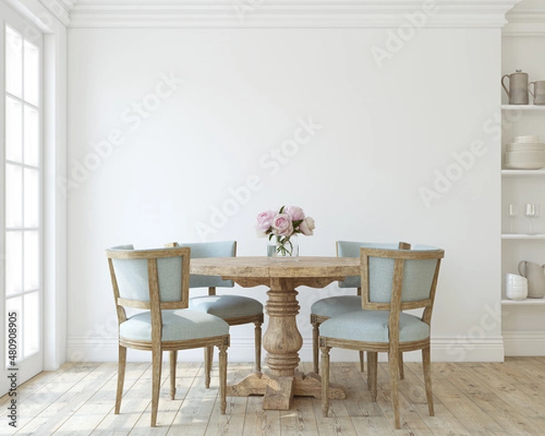 Obraz Dining room. 3d render.