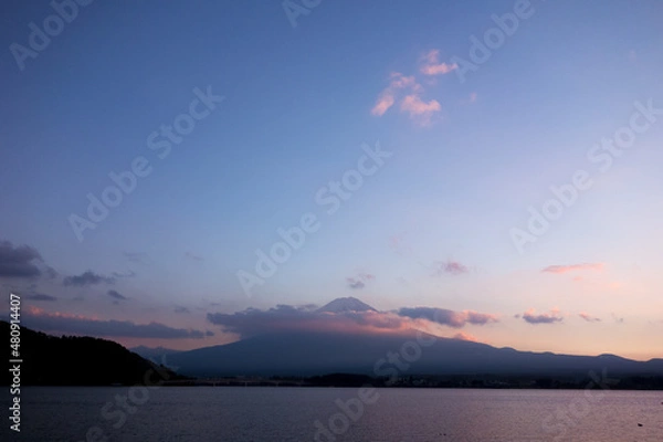 Obraz 夕焼けの富士 Mt.FUJI