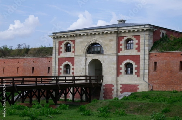 Obraz budynek bramny Zamość