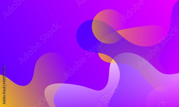 Fototapeta Rounded abstract backgroundminimalist design