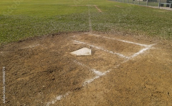 Fototapeta Home Plate