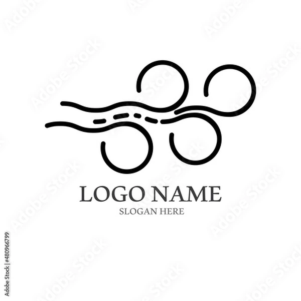 Fototapeta Wind icon vector illustration design