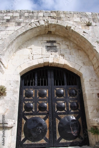 Obraz old door for a castle 