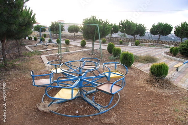 Obraz Abandoned player's place 