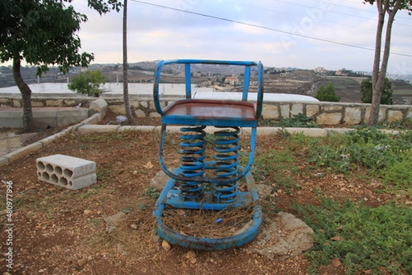 Obraz old playground in the park