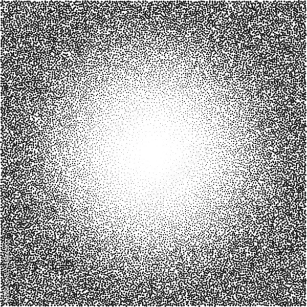 Fototapeta circular dot or stipple gradient background light to dark, vector illustration