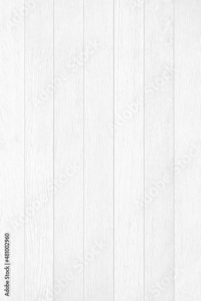 Fototapeta White grey wood color texture vertical for background. Surface light clean of table top view. Natural patterns for design art work and interior or exterior. Grunge old white wood board wall pattern.