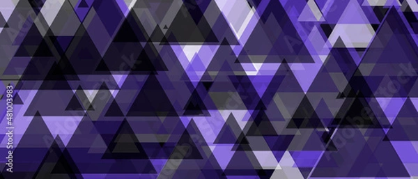 Fototapeta abstract background with triangles