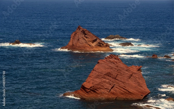 Obraz view of the rocks of sao de lourenco, Madeira, Portugal