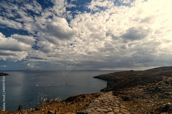 Obraz the way to the east coast of sao lourenco, Madeira, Portugal
