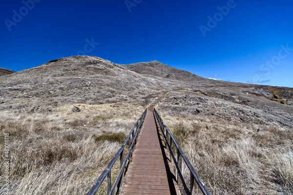 Obraz the way to the east coast of sao lourenco, Madeira, Portugal