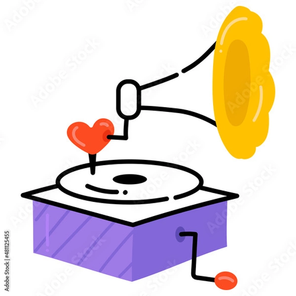 Fototapeta Gramophone 