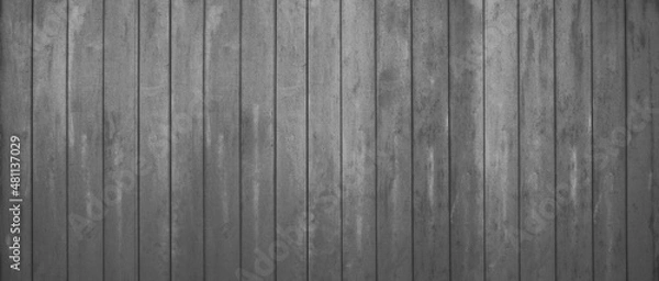Fototapeta Gray wood texture. Abstract wood use as natural background surface with old natural pattern.