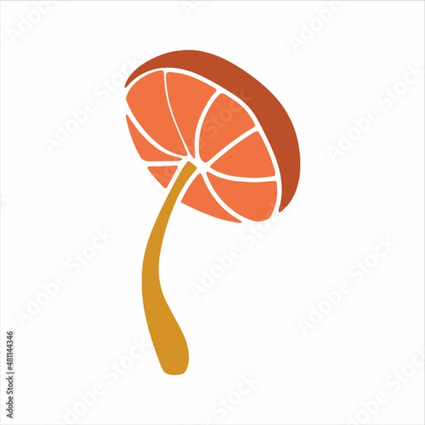 Obraz Mashroom hand drawn element. Jpeg image.
