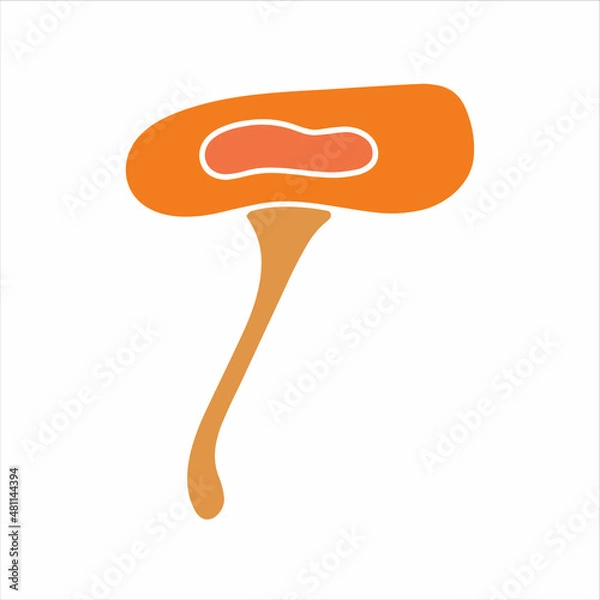 Obraz Mashroom hand drawn element. Jpeg image.