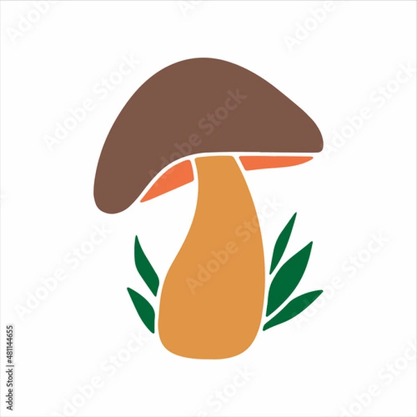 Obraz Mashroom hand drawn element. Jpeg image.