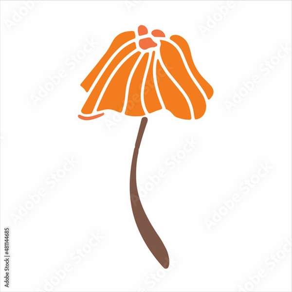 Obraz Mashroom hand drawn element. Jpeg image.