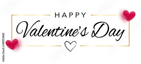 Fototapeta Happy Valentines Day