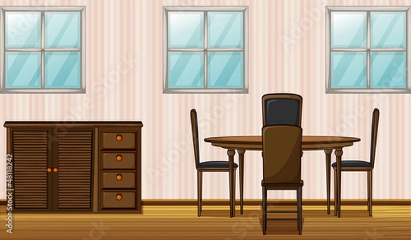 Fototapeta Room interior