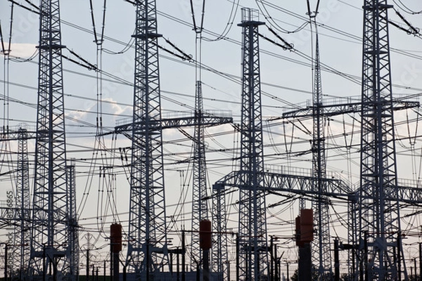 Fototapeta Electricity distribution