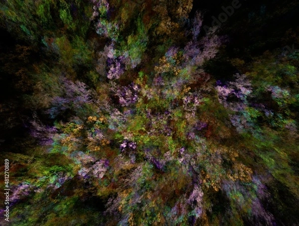 Fototapeta Imaginatory fractal abstract background Image