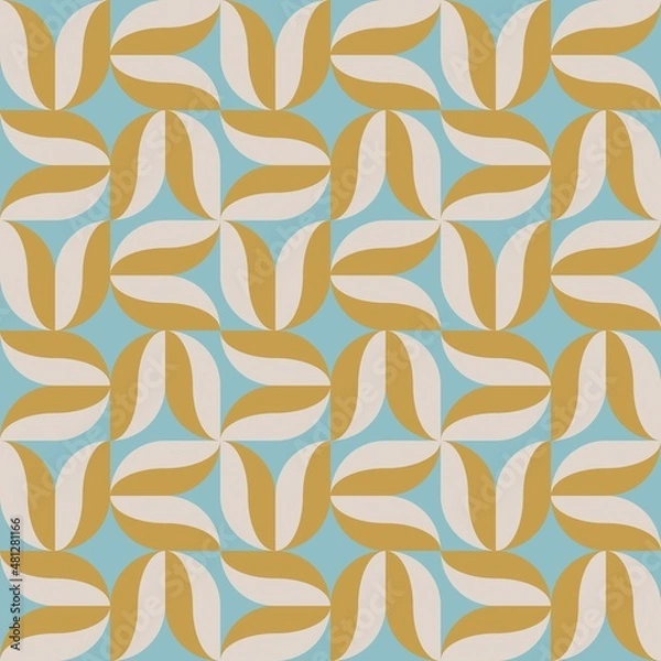 Fototapeta Simple abstract seamless pattern - accent for any surfaces.