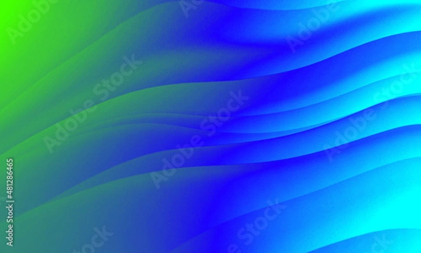 Fototapeta Abstract green blue colors gradient lights texture background.