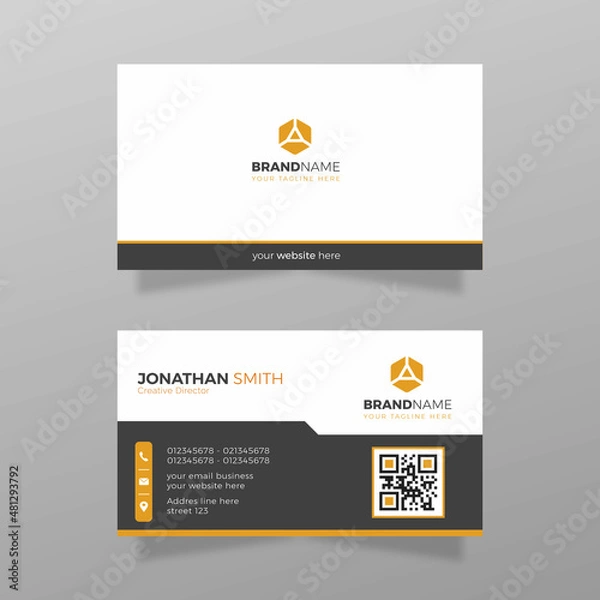 Obraz Professional Creative double side business card design