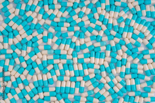 Obraz blue mosaic background