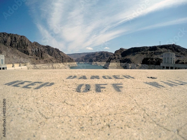 Obraz Danger Keep off the Wall