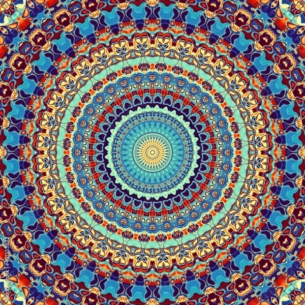 Fototapeta Abstract symmetric pattern