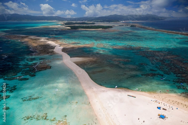 Obraz 久米島　はての浜