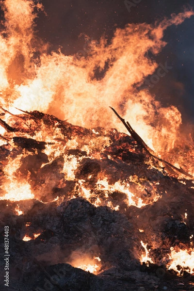 Fototapeta Fireplace