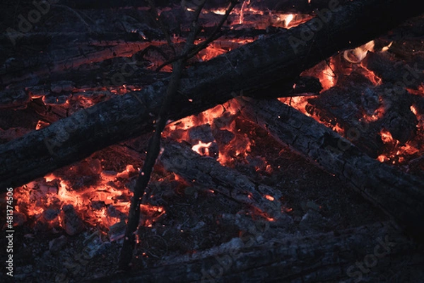 Fototapeta Fireplace