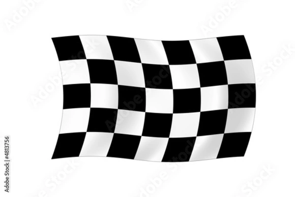 Fototapeta Rennsport Flagge