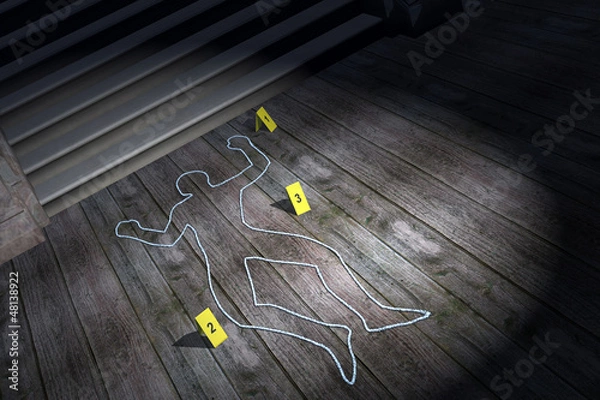 Obraz miejsce zbrodni