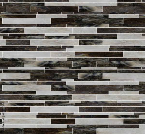 Obraz Running bond pattern mosaic tiles