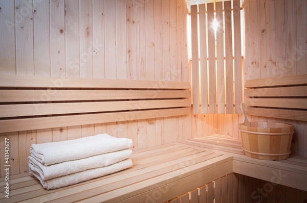 Fototapeta home sauna project
