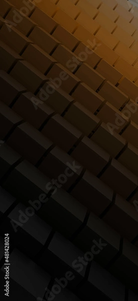 Fototapeta black and white cubes