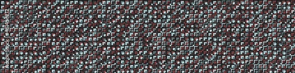 Fototapeta Abstract Geometric Pattern generative computational art illustration
