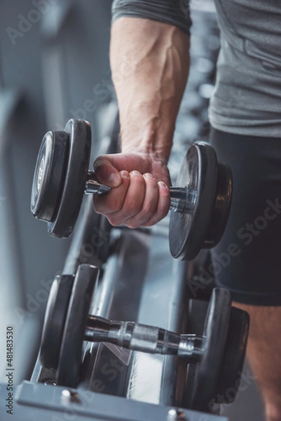 Obraz Man in gym