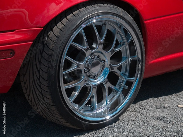 Fototapeta miata chromfelge