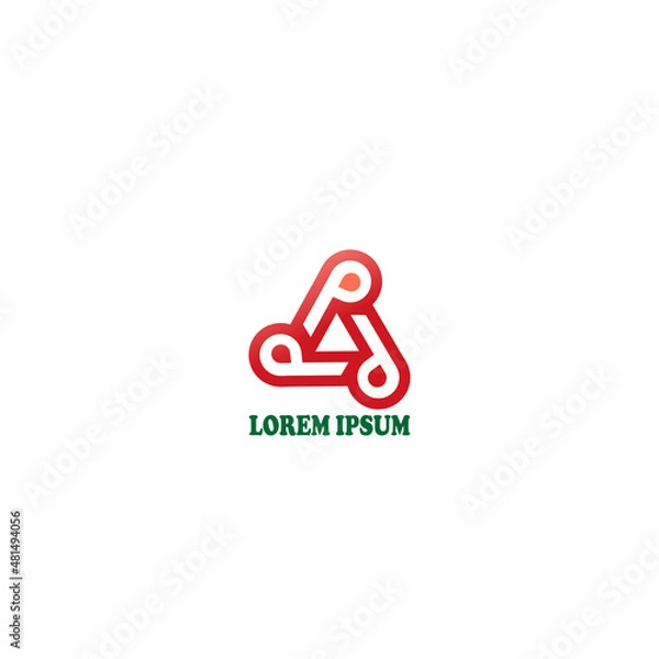 Obraz Letter P Logo Design