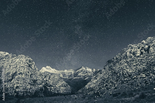 Obraz snow covered mountains